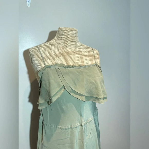 Aritzia Wilfred Silk Dress Green Size Medium - Picture 2 of 6